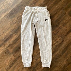 Light Grey Nike joggers